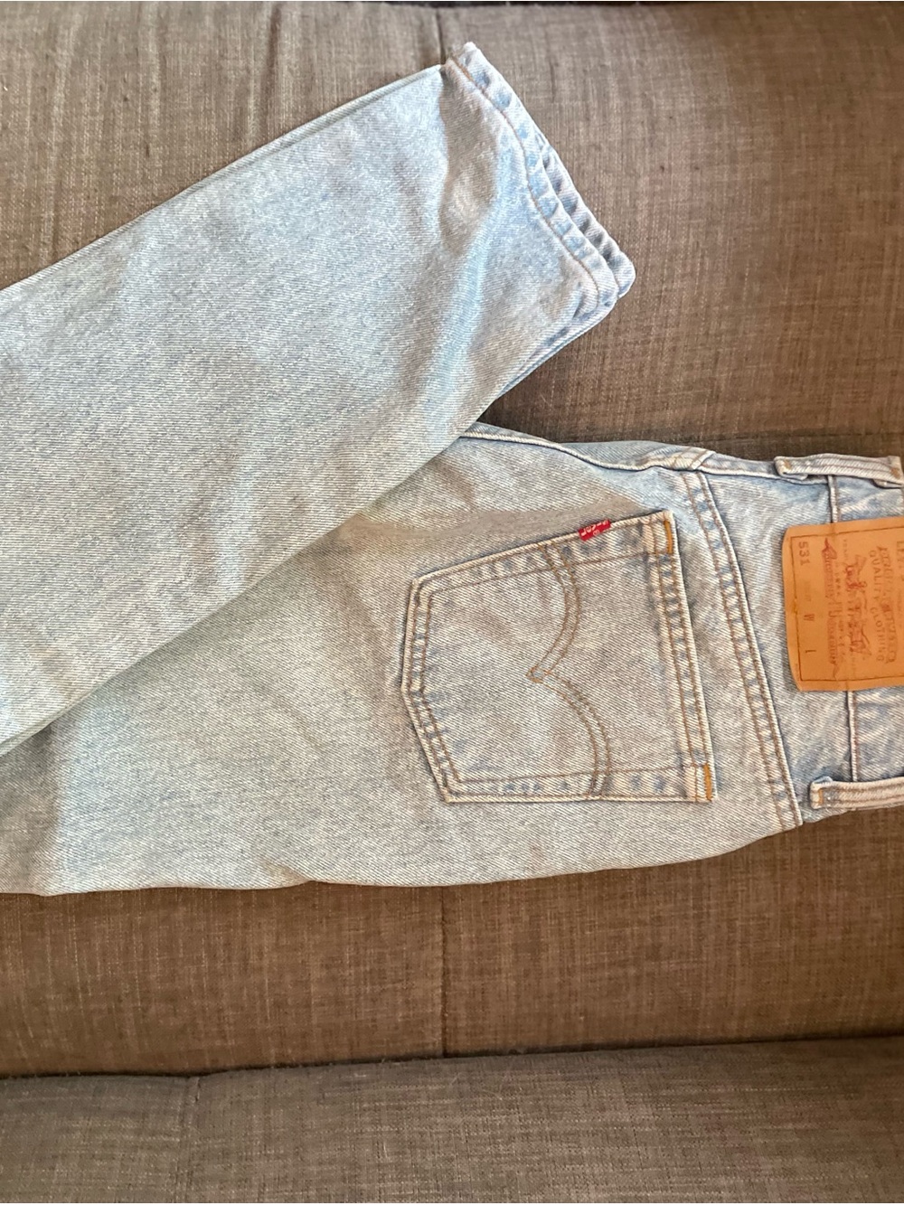 Levi's 531 light wash Straight women’s Jeans